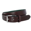 CROOKHORNDAVIS THE EDWARD SLIM CALFSKIN LEATHER BELT