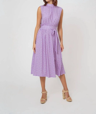 Leota Mindy Dress In Confetti Purple