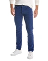 7 For All Mankind Slimmy Stretch Tapered Cotton Jeans In Blue