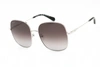 Ferragamo Women's Sf300s-041 Fashion 59mm Silver Sunglasses In Silver