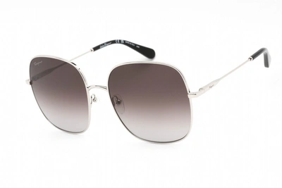 FERRAGAMO FERRAGAMO WOMEN'S SF300S-041 FASHION 59MM SILVER SUNGLASSES