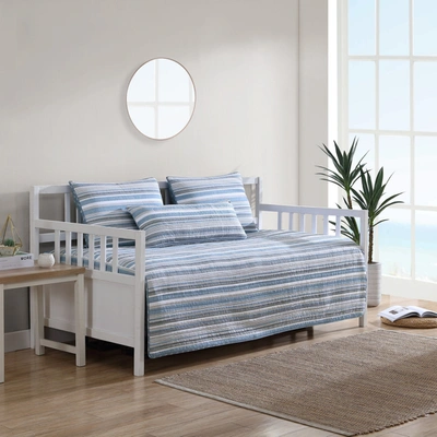 Nautica Jettison Daybed Quilt Set Bedding In Gray/blue