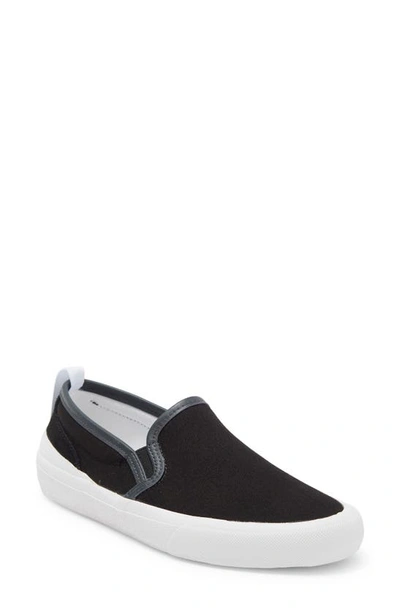 Official Program Canvas Slip-on Sneaker In Black/ White