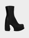 CHARLES & KEITH CHARLES & KEITH - PIXIE PLATFORM ANKLE BOOTS