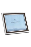 GEORG JENSEN GEORG JENSEN STAINLESS STEEL & LEATHER PICTURE FRAME