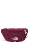 The North Face Jester Luxe Belt Bag In Boysenberry/coral Metallic