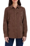 FOXCROFT HAVEN CORDUROY BUTTON-UP SHIRT