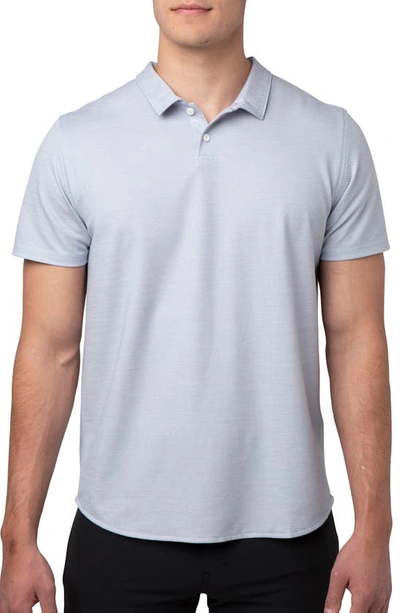 Western Rise Limitless Merino Polo Shirt In Light Blue