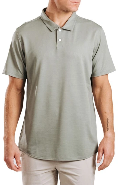 Western Rise Limitless Merino Polo Shirt In Green
