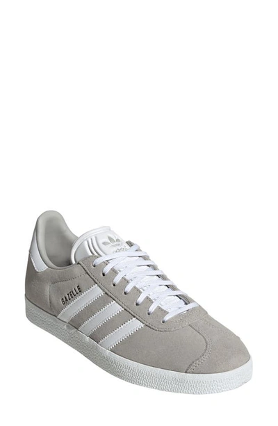 Adidas Originals Gazelle Sneaker In Grey,white