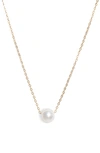 Set & Stones Charlize Freshwater Pearl Necklace In Gold