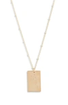 Set & Stones Zodiac Constellation Pendant Necklace In Gold - Taurus
