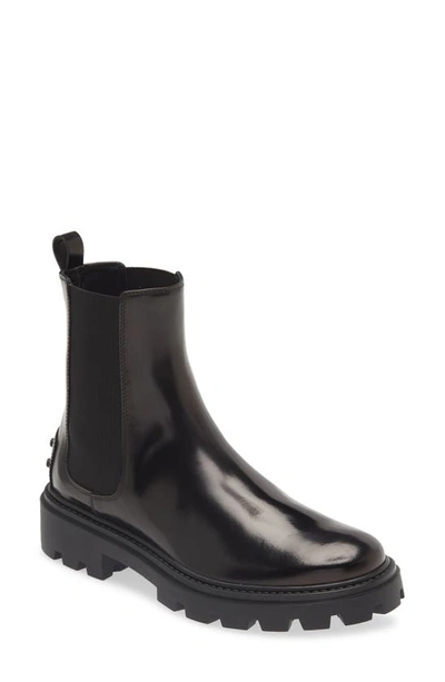 Tod's Gomma Chelsea Boot In Black