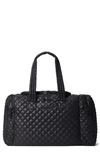 MZ WALLACE LARGE METRO TEAM QUILTED NYLON DUFFLE BAG