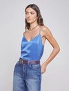 L Agence Jane Camisole Tank In Nouvean Navy