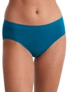 Bare The Easy Everyday Seamless Hipster In Deep Lagoon Ribbed