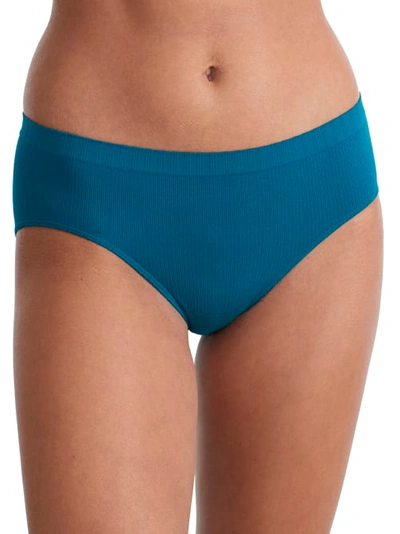 Bare The Easy Everyday Seamless Hipster In Deep Lagoon Ribbed