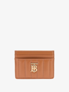BURBERRY BURBERRY WOMAN CARD HOLDER WOMAN BROWN WALLETS