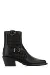 Chloé Logo Boots In 001