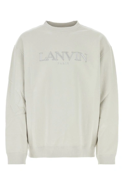 Lanvin Sweaters Grey In Mastic