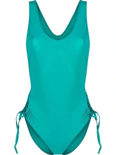 Isabel Marant Cut-detail Swimsuit In 60gr Green