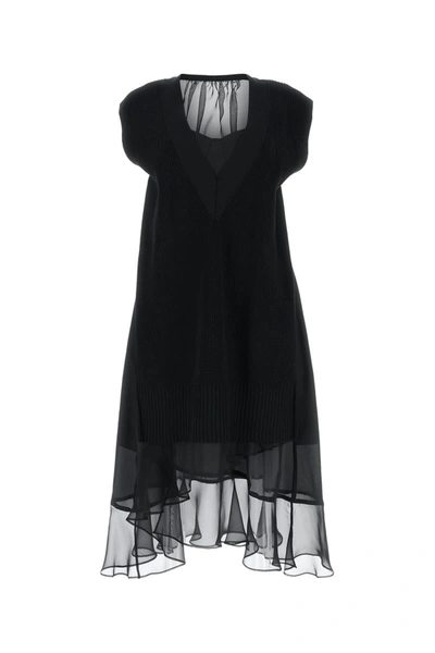 Sacai Dress  Woman Color Black