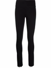 Rodebjer High-waisted Skinny Trousers In 9999 Black