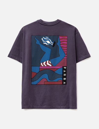 By Parra Kick The Vase T-shirt In Purple