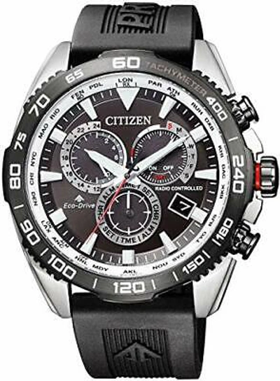 Pre-owned Citizen Promaster Land Cb5036-10x Eco-drive Solar Radio Men's Watch In Box