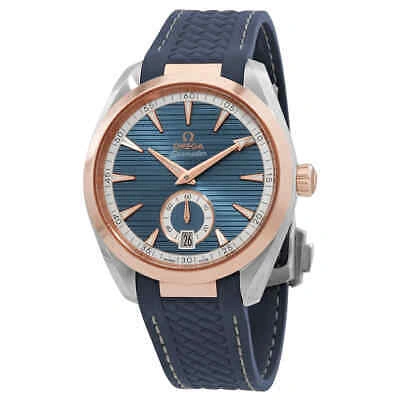 Pre-owned Omega Aqua Terra Automatic Blue Dial Men's Watch 220.22.41.21.03.001