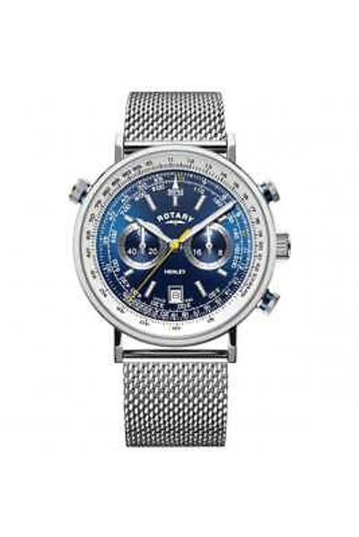 Pre-owned Rotary Gents Henley Chronograph Watch Gb05235/05