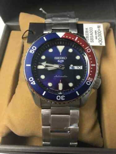 Pre-owned Seiko 5 Automatic Watch Mechanical Sbsa003 / Srpd53 +worldwide Warranty Us3