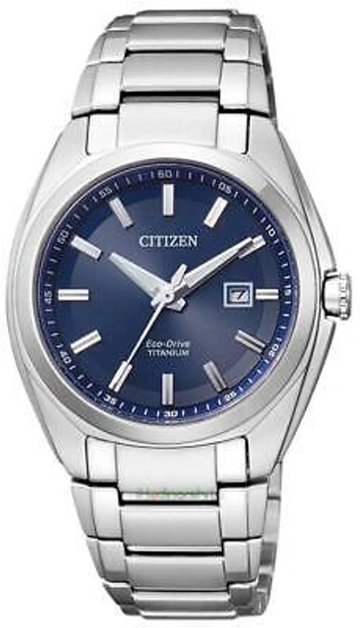 Pre-owned Citizen Silver Womens Analogue Watch Ew2210-53l