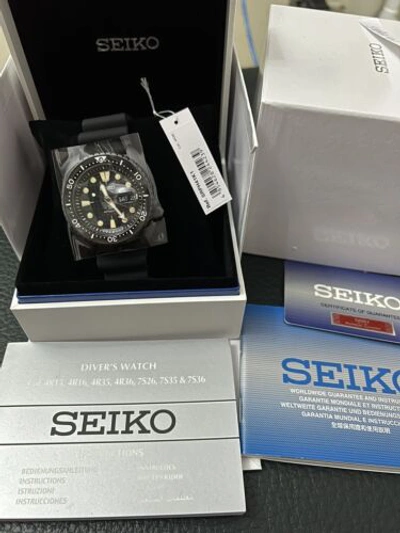 Pre-owned Seiko Prospex Diver 200m King Turtle Ts Rare Exclusive Srph41k1 /1400