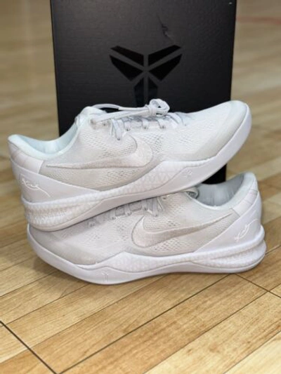 Pre-owned Nike Kobe 8 Protro Halo Fj9364-100 Brand Fast Shipping In White