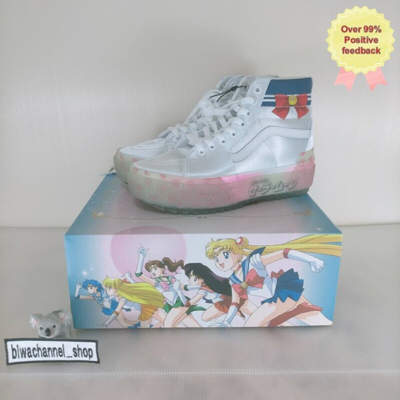 Pre-owned Vans X Sailor Moon Sk8-hi Stacked Shoes Unisex In Multicolor