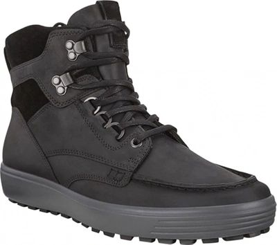 Pre-owned Ecco Men's Soft 7 Tred Boot In Black/black