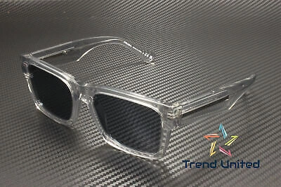 Pre-owned Prada Pr 25zs U430a9 Crystal Grey Blue 53 Mm Men's Sunglasses