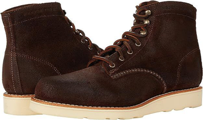 Pre-owned Wolverine Men  1000 Mile Wedge W99084 Tobacco Suede Casual Dress Boots Made Usa In Brown