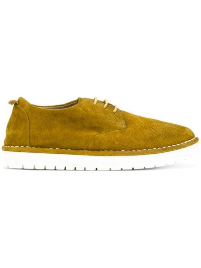Marsèll Platform Lace Up Shoes In Yellow