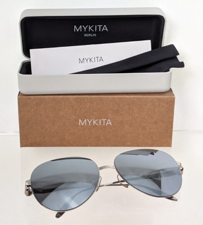 Pre-owned Mykita Brand Authentic  & Bernhard Willhelm Sunglasses Joni 039 61mm Frame In Silver