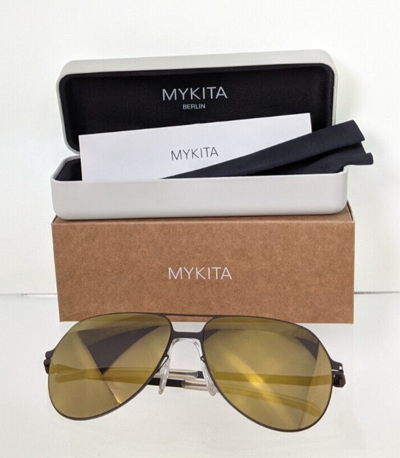 Pre-owned Mykita Brand Authentic  & Bernhard Willhelm Sunglasses Beppo 293 59mm Frame In Grey Base With Flash Gold Mirror