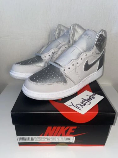 Pre-owned Nike Air Jordan 1 High Og Gs 6.5y 575441-029 Co Japan Neutral Grey In Gray