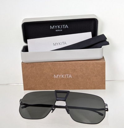 Pre-owned Mykita Brand Authentic  Sunglasses Mylon Hybrid Cayenne Col. 243 Black Frame In Gray