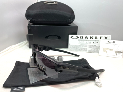 Pre-owned Oakley Flak Draft Matte Black W/ Prizm Daily Polarized Sunglasses Oo9364-08