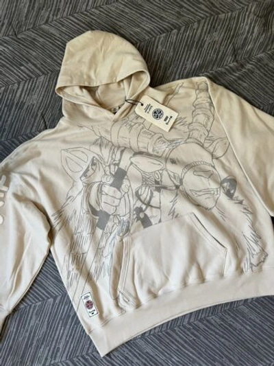 Pre-owned Levi's X Princess Mononoke Studio Ghibli Ashitaka Hoodie | Size: Xl - (in Hand) In Beige