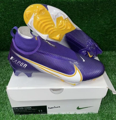 Pre-owned Nike Dalvin Cook Vikings Vapor Edge 360 Pro Pe Sample Football Cleat 11 With Box In Purple