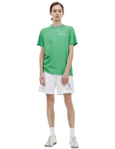Sporty And Rich Racquet Club Print T-shirt In Green