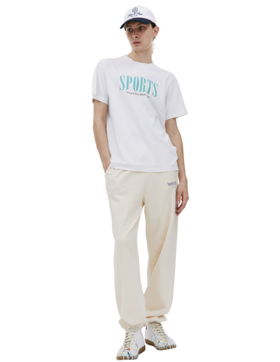 Sporty And Rich 'sports' Printed T-shirt In White