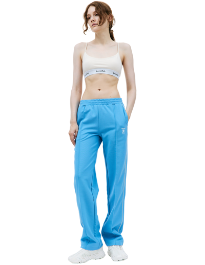Sporty And Rich Logo Printed Sweatpants In Blue